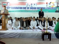 Manipur Pradesh Congress Committee observes the 131st foundation day of Indian National Congress; Ibobi credits the congress for a changed Manipur.