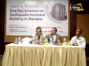 Editors Guild Manipur holds seminar on Earthquake Resistant Building In Manipur to prevent damage during earthquakes