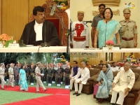 Dr. Najma Akbarali Heptulla sworn-in as 18th Governor of Manipur to become the first woman to head the state, says she wants to know the priority of people of Manipur