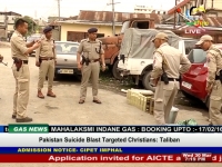 Additional S.P, Imphal West, Th. Vikramjit today conducted search operation at PWD Complex.