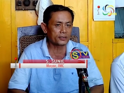 IMC Mayor, Soram Sunil appeals for relaxation of persons engaged in cleaning of the city during bandh