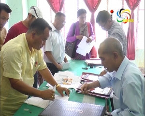 filing of nomination for Imphal Municipal Corporation election
