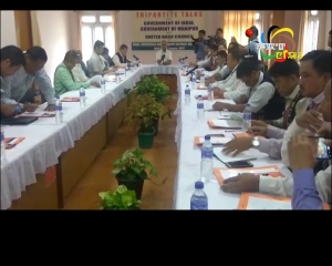 Tripartite talks between Centre, govt of Manipur and UNC in progress in Senapati district headquarters