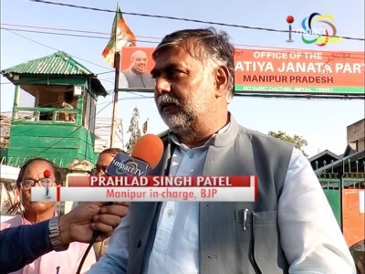 Nongthongbam Biren  will be sworn in as the new Chief Minister of Manipur by tomorrow : Prahlad Singh Patel