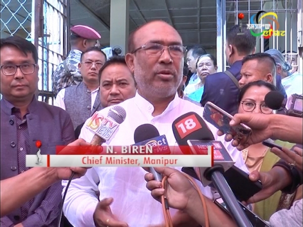 Chief Minister Biren visits different destitute homes and mentally retarded centre