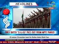 Passing out parade of 378 male and female Sub Inspector and Assistant Sub Inspector held at Manipur Police Training College