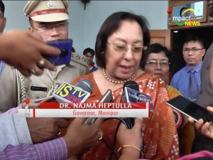 Governor Dr. Najma Heptulla condemns yesterday’s attack on Chief Minister Ibobi’s entourage in Ukhrul