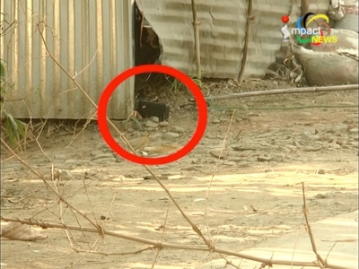 A Remote Controllable IED Bomb was found at the house gate of CPWD Sub Contractor