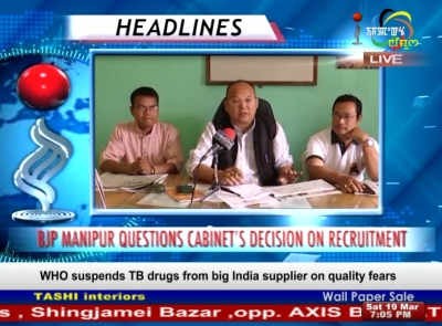 BJP MANIPUR QUESTIONS CABINET'S DECISION ON RECRUITMENT