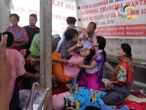 Health of one of fasting students deteriorates, she has been rushed to JNIMS