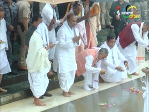 People pay tributes to Manipuri martyrs who sacrificed their lives for the freedom of their motherland on Khongjom Day