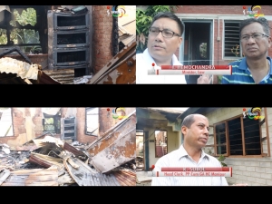 90 % of the office of the Public Prosecution cum Government Advocate, High Court was destroyed in a fire