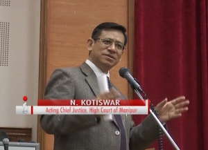 Acting CJ of High Court of Manipur Kotiswar has urged the people to try to resolve their issues before coming to the court