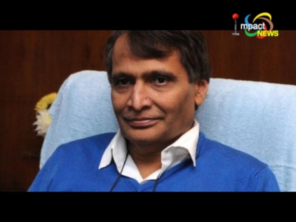 Union Railway Minister Suresh Prabhu will be visiting Manipur to lay the foundation of Imphal Railway Station