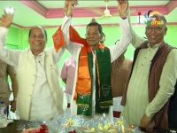 Former minister and Wangkhei MLA Yumkham Erabot resigns from post of MLA to formally join BJP Manipur Pradesh