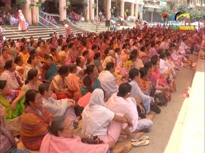Women vendors of Ima Market say no to formation of Autonomous Naga Territorial Council and Common Naga Cultural Body in Manipur by staging a Sit-In