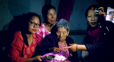 Mathiurongliu Gangmei from Makhuam-3 village celebrated her 115th birthday today making her the oldest living person in the world