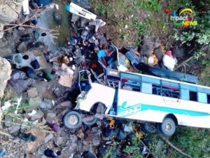 Atleast 10 killed in a Tourist Passenger bus accident at Maram; another accident claims 7 lives at Khongsang.