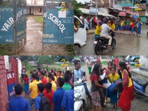 At least 4 students injured in protest against construction of Electric Power Station on Yairipok High School campus