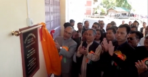 CM Biren inaugurates 5 different offices and lays foundation for women's market in Chandel district