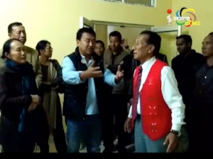 Tangkhul Naga Long bans Chief Minister Okram Ibobi Singh in Ukhrul district and from inaugurating all the projects in the district