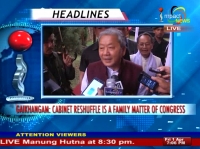 Gaikhangam insists that the reshuffle of cabinet is a family matter of the congress party