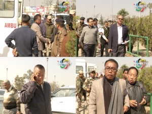 Manipur government representatives and UNC leaders leave Imphal for tripartite talk to be held tomorrow in New Delhi tomorrow