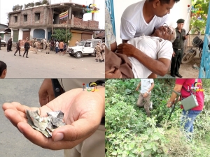 Two bombs exploded one after another at Singjamei Chinga-Ching Makhong and Tera Keithel, no casualty reported