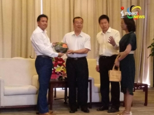 Minister Biswajit discusses trade prospects between Manipur and Baoshan in agriculture, hand-loom and handicrafts products