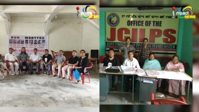 People come together to promote talks between JCILPS and JAC Against Anti-Tribal Bills to end the ongoing impasse