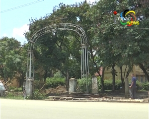 Revenue Department evicts shops and private houses built on encroached land along side National Highway 37