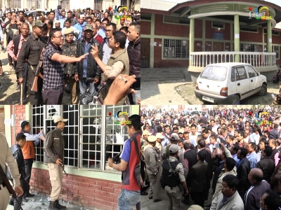 Polling Station Officers for the first phase of the Assembly election turned violent
