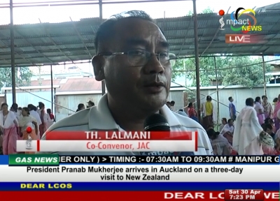 Bandh has been relaxed for the students in view of the AIMPT exam and Meitei mayek examination