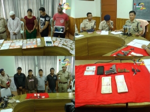 Police busts 2 gangs involved in fake kidnapping and making fake Bank Pass Book, AADHAAR cards; 8 persons including 2 NSCN-IM cadres held
