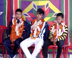 Bodybuilders felicitated by Patsoi Apunba