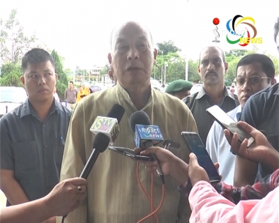 MPCC delegates led by Former CM Okram Ibobi leave Imphal to meet Prime Minister