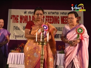 Minister Mirabai urges expecting and nursing mothers to continue traditional habit of breastfeeding on  "World Breastfeeding Week 2016" inaugural session.