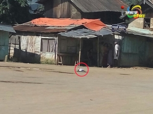 Bomb scare created havoc among the people near the Pallel Police Station