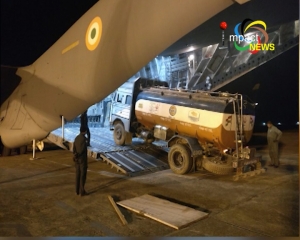 Two Oil Tankers brought into State by  Cargo Plane