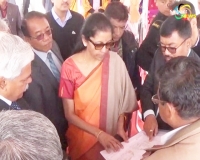 Union Minister Nirmala Sitharaman inspects Kuraopokpi SEZ projec