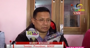 Bijoy Koijam asks Congress and BJP to stop war of words and focus on resolving UNC's economic blockade