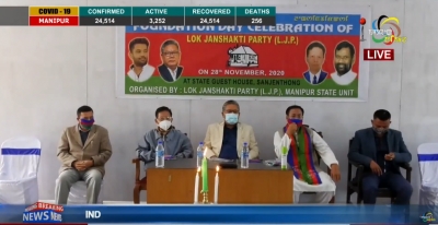 LJP National Vice President cum Langthabal MLA Karam Shyam says no political party will get absolute majority in 2022 Manipur Legislative Assembly Election